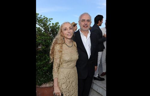 Franca Sozzani and Francesco Bonami