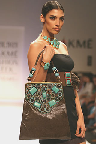 Malini Agarwalla present her collection in Lakme Fashion Week 2009, Malini Agarwalla,