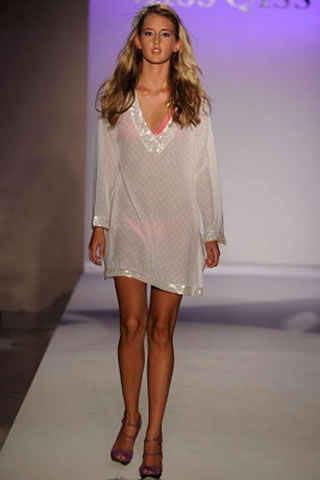 Mercedes Benz Fashion Week Aqua Di Lara Swimwear Collection At Miami 2011