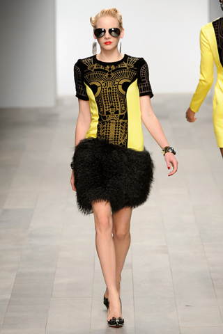 holly fulton aw2011 lfw collection emily wake