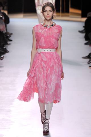 Ready-to-wear Fall 2011 collection by Nina Ricci runway show at Paris