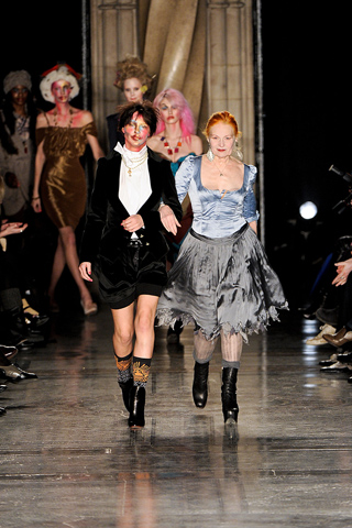 vivienne westwood red label aw2011 lfw collection dame vivienne westwood right