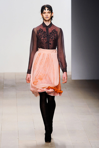 Bora Aksu R-T-W Fall Collection at New York Fashion Week 2012