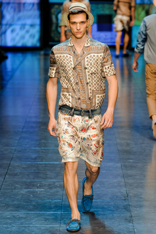 D&G Menswear Spring 2012 Collection