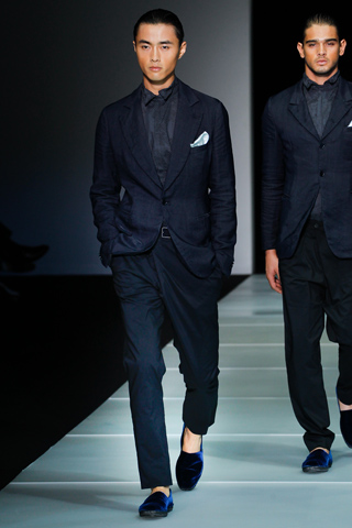 Giorgio Armani Menswear Spring 2012 Collection