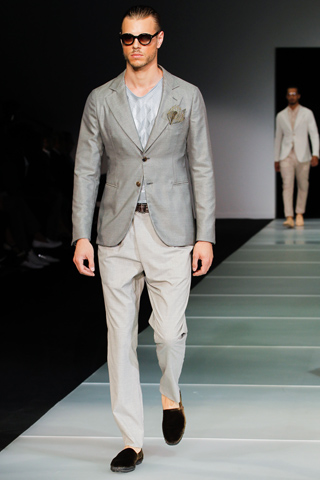 Giorgio Armani Menswear Spring 2012 Fashion Mens