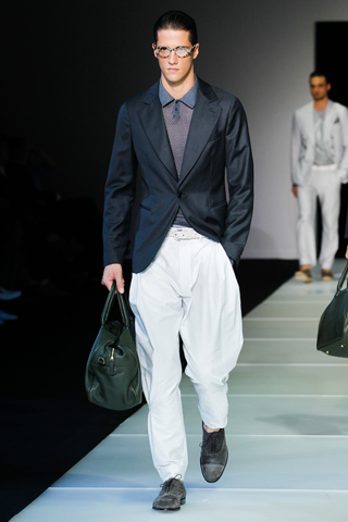 Giorgio Armani Menswear 2012 Spring Designer Fashion