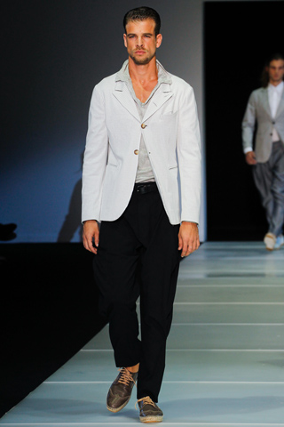 Giorgio Armani design Spring 2012 Menswear