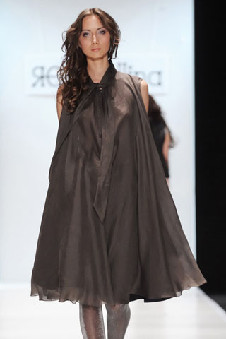 Yana Gataullina at Mercedes-Benz Fashion Week Russia