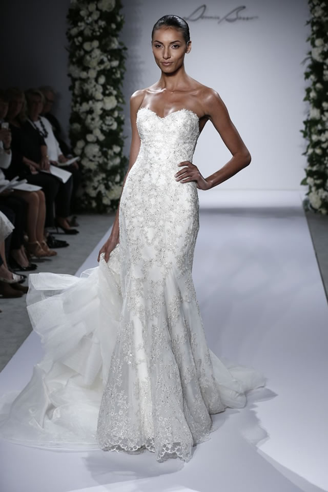 New York Latest 2015 Dennis Basso  Bridal Fall Collection