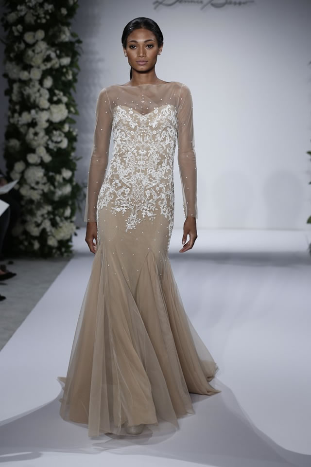 2015 Latest New York Dennis Basso  Bridal Fall Collection