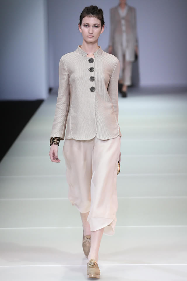 GIORGIO ARMANI Latest S/S 2015 Milan Fashion Week Collection