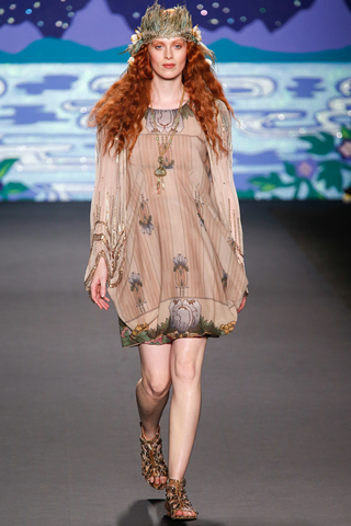Anna Sui 2014 Spring New York Collection