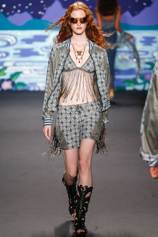 2014 latest Spring Anna Sui New York Collection