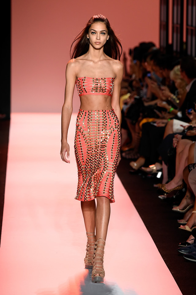Herve Leger By Max Azria Spring 2015 MBFW New York Collection