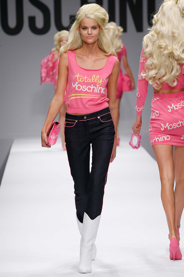 Moschino 2015 Milano Moda Donna Spring Summer Collection