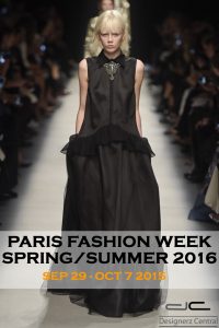 Paris Fashion Week Spring/Summer RTW 2016