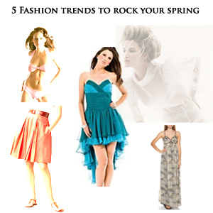 Five Fashion Trends - Spring Fashion Trends 2011