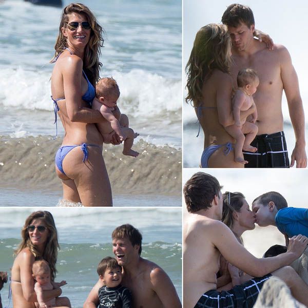 Gisele Bündchen and Tom Brady vacations