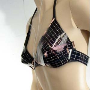 Solar Bikini Charges Your Gadgets