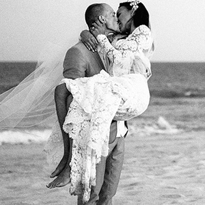 Naya Rivera and Ryan Dorsey wedding and vacation