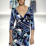 Cameron Russell printed dress