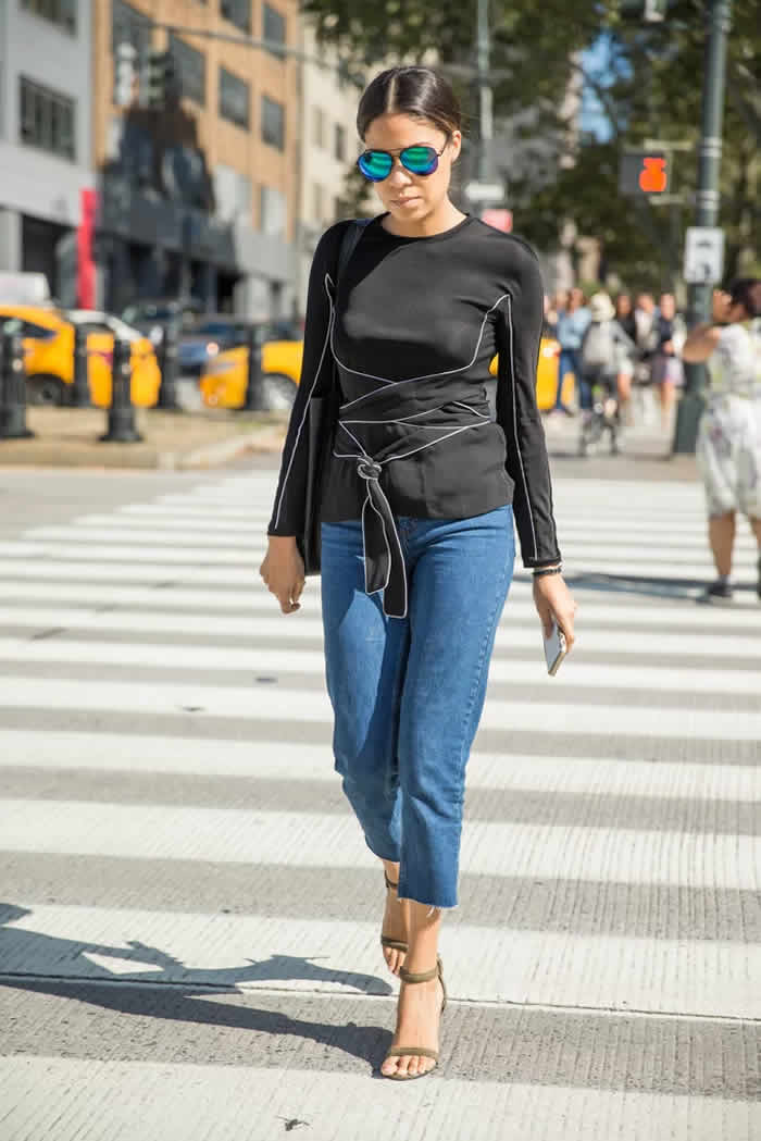 A Dressed-Up Top and Jeans