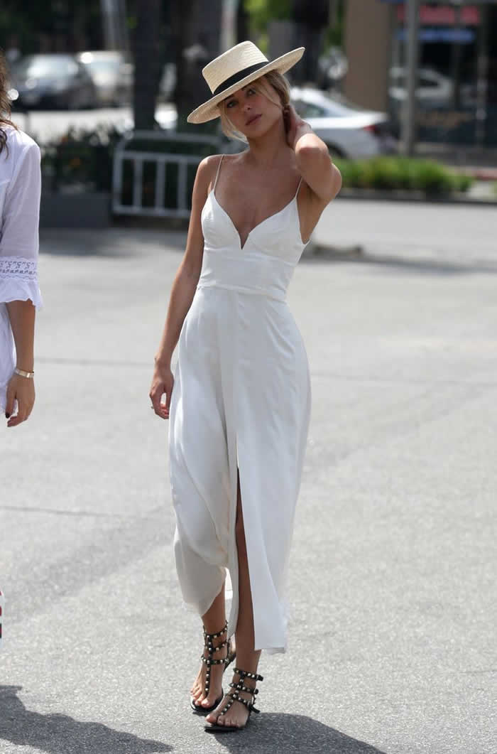 Romantic Summer Looks: 20 White Dress Outfit Ideas - Designerz Central