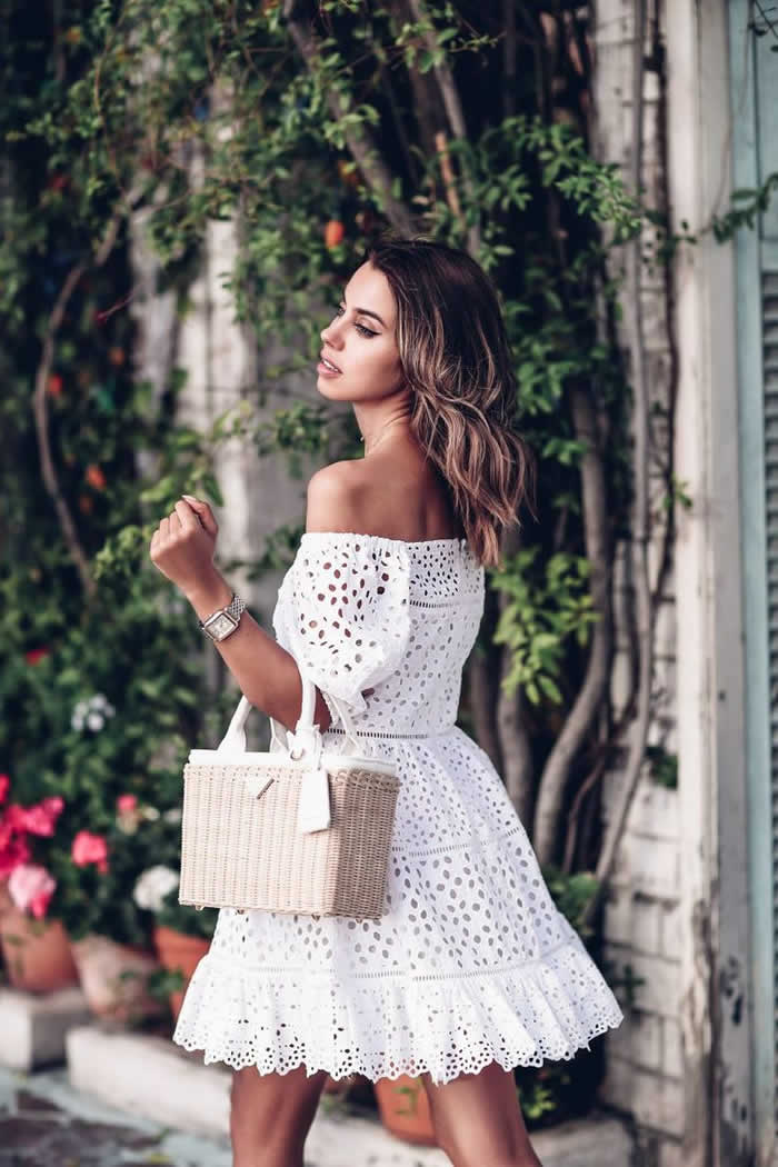 Romantic Summer Looks: 20 White Dress Outfit Ideas - Designerz Central