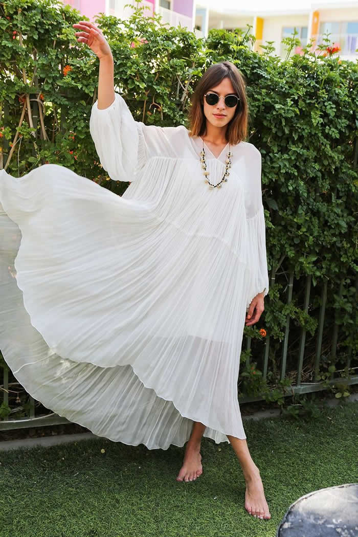 Romantic Summer Looks: 20 White Dress Outfit Ideas - Designerz Central