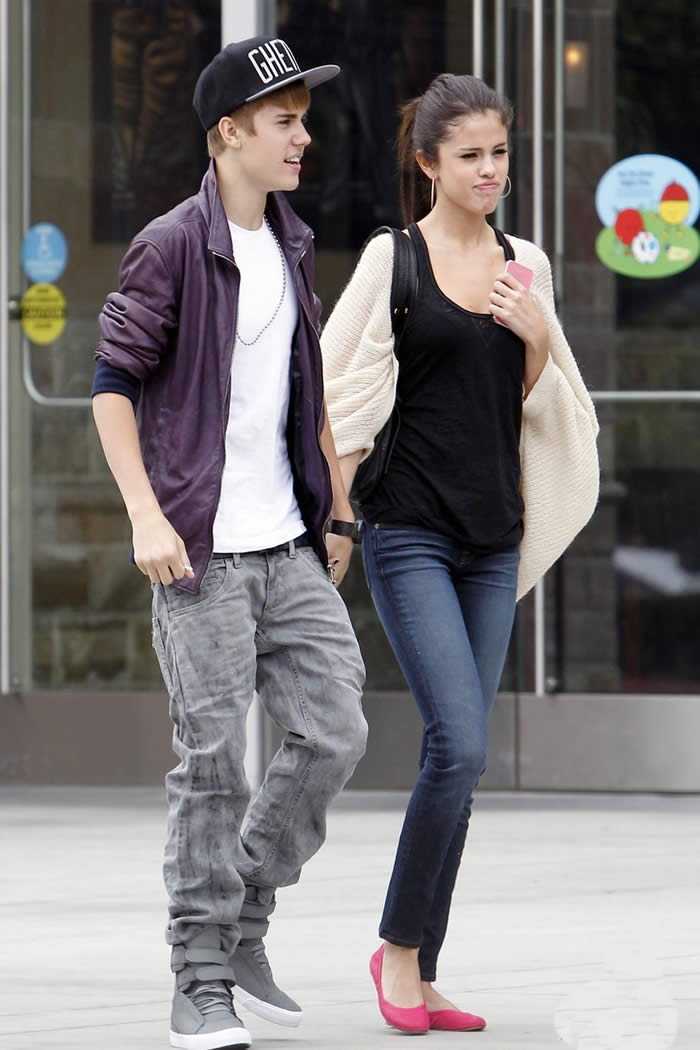 Selena Gomez and Justin Bieber