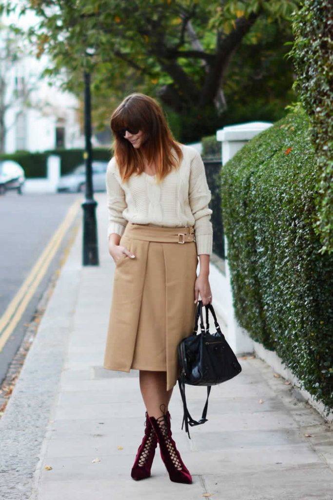 7 Ideas How To Style A Midi Skirt For Winter