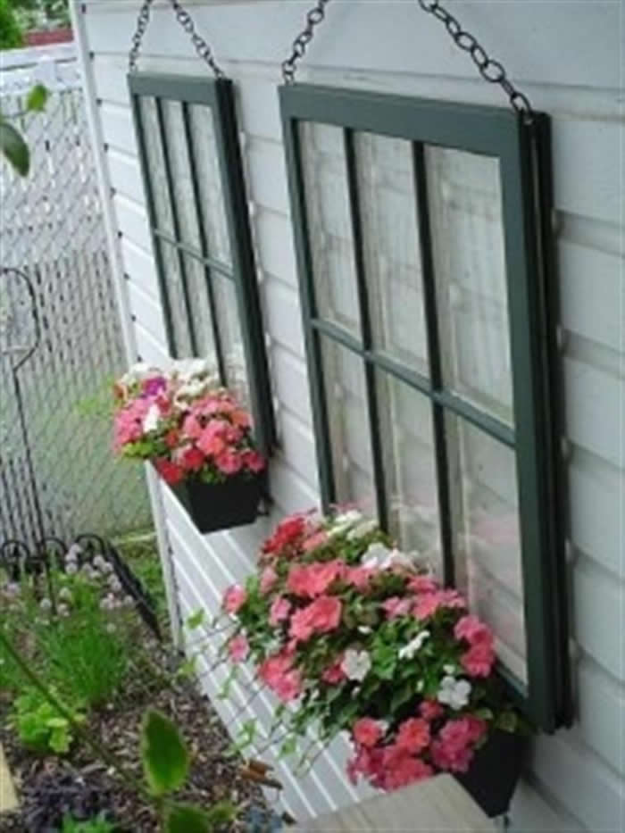 10 DIY Window Flower Box Planters