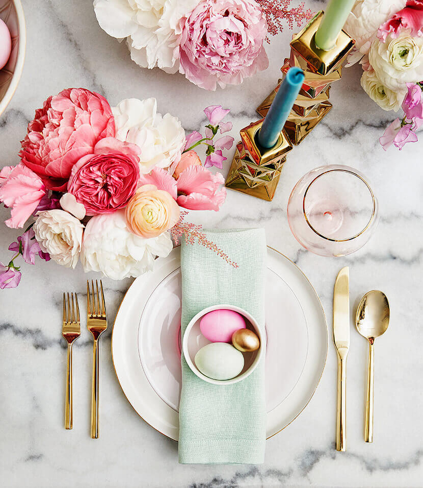 Pastel Easter Brunch from Emily Henderson