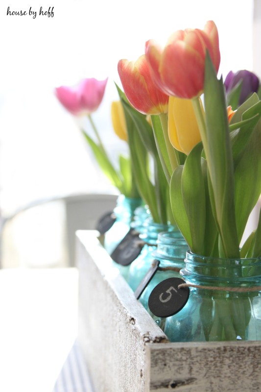 Planter Box Spring Tablescape from House by Hoff