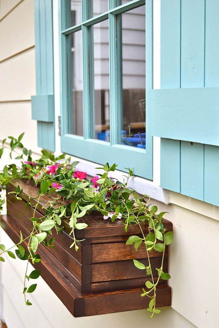 10 DIY Window Flower Box Planters