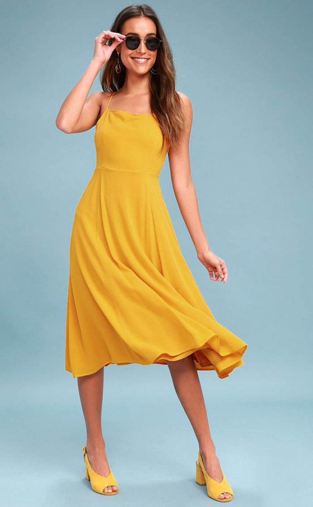 20 Yellow Bridesmaid Dresses Perfect for a Late Summer or Fall Wedding