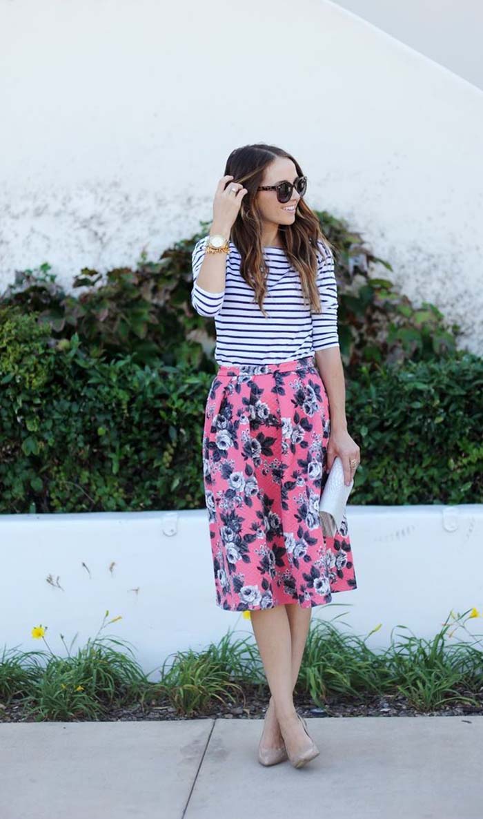 Midi Skirt Outfits – New Ways to Wear Midi Skirts