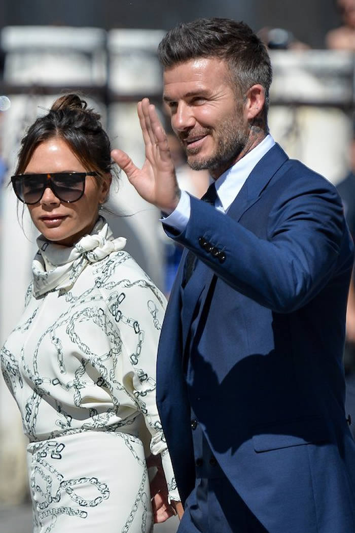 David And Victoria Beckham