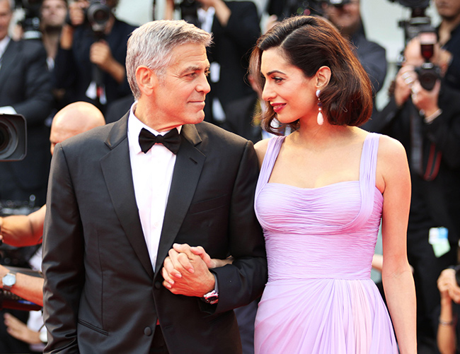  George and Amal Clooney