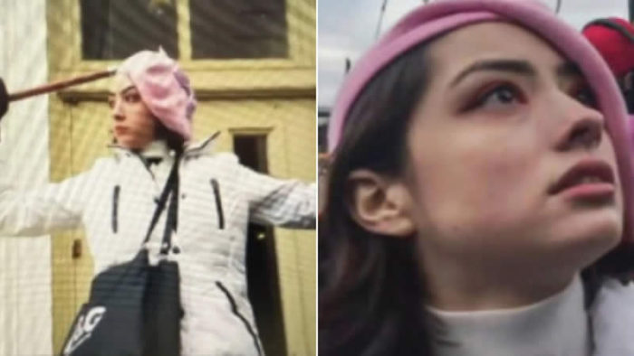 FBI tweeted photo pink beret