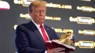 Donald Trump launches sneaker line after record fine