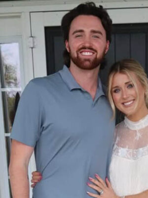 Riley Gaines and husband Louis Barker